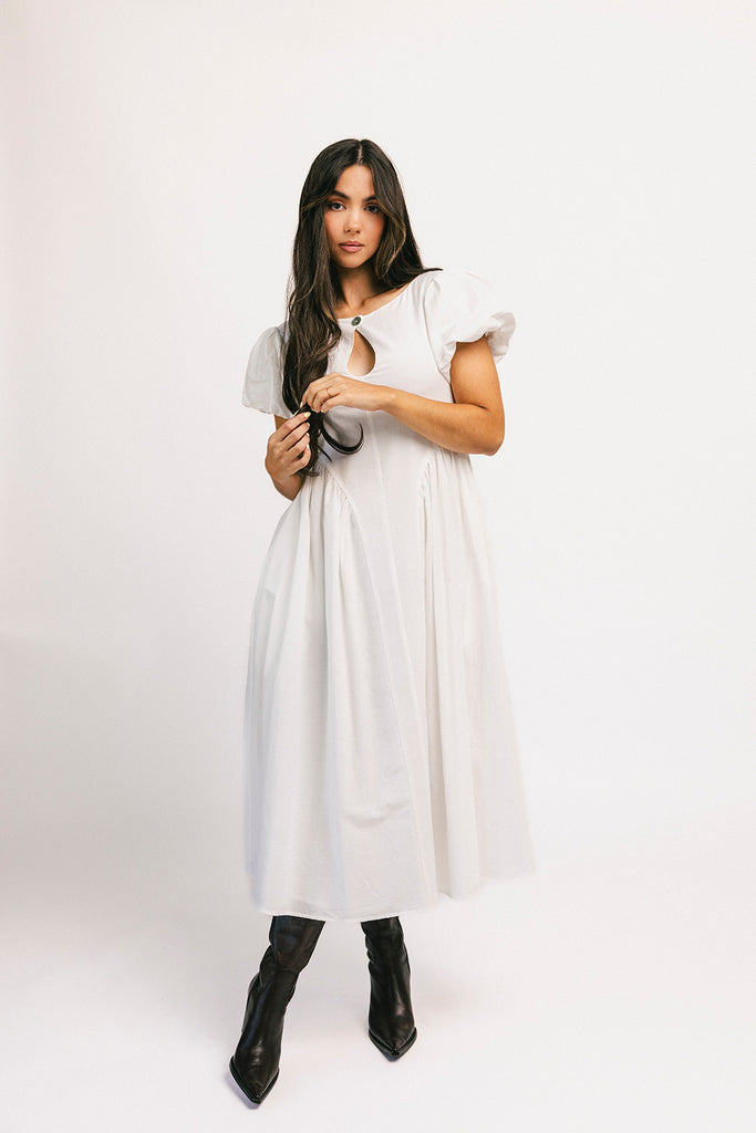 marloe midi dress // white *zoco exclusive*
