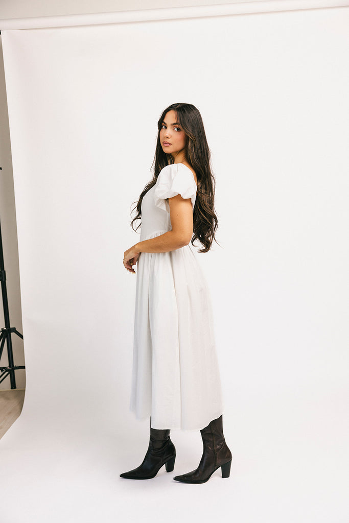 marloe midi dress // white *zoco exclusive*