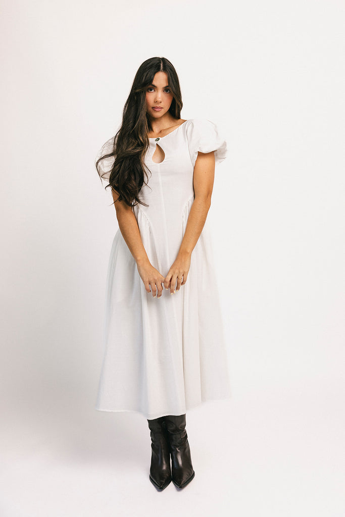 marloe midi dress // white *zoco exclusive*