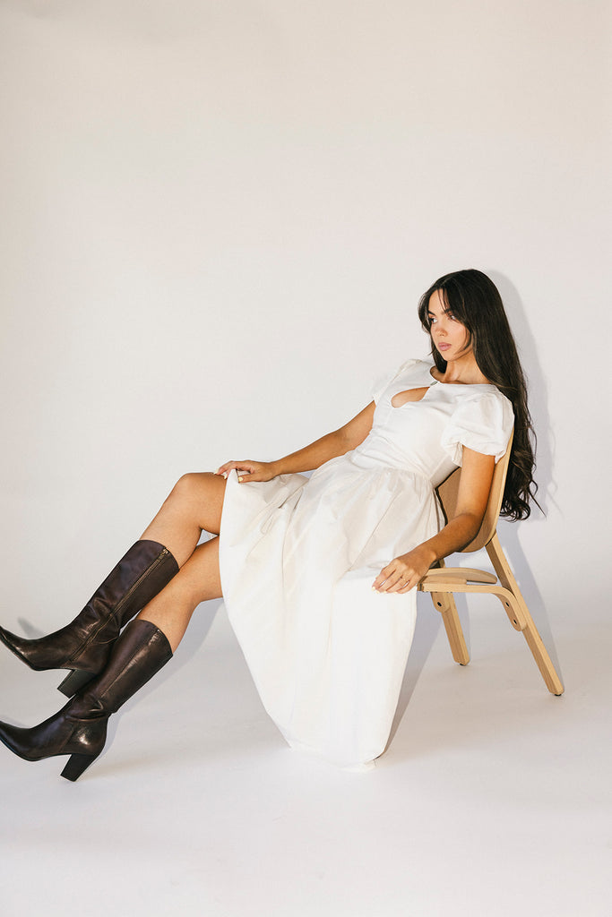 marloe midi dress // white *zoco exclusive*