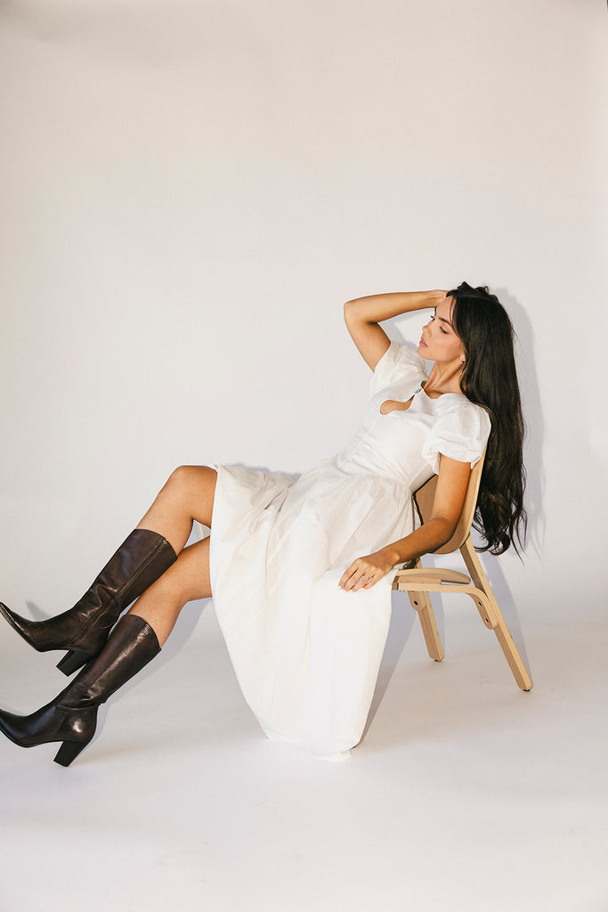 marloe midi dress // white *zoco exclusive*