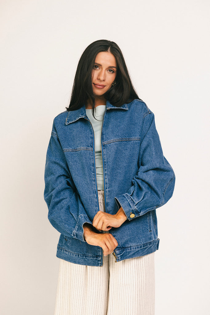 georgie jacket // denim *zoco exclusive*