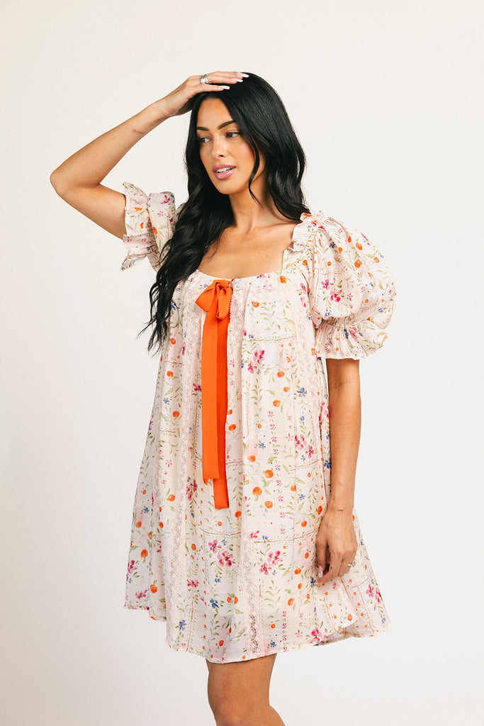 ruby mini dress // apricot *zoco exclusive*