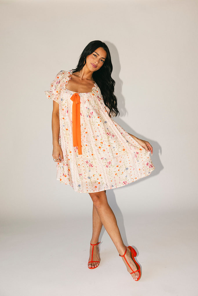 ruby mini dress // apricot *zoco exclusive*