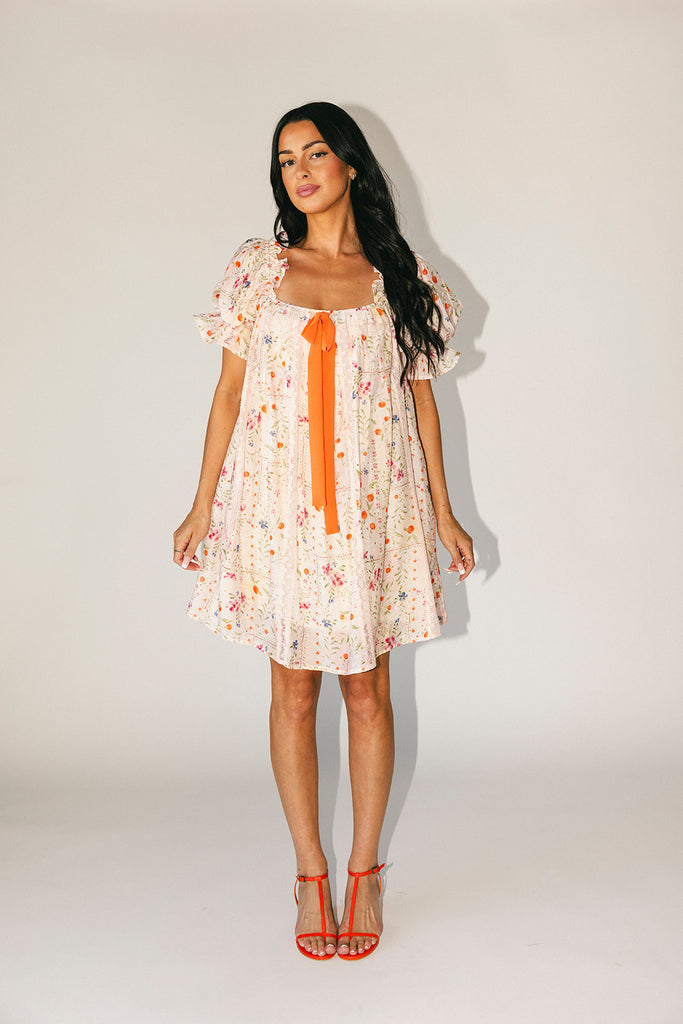 ruby mini dress // apricot *zoco exclusive*