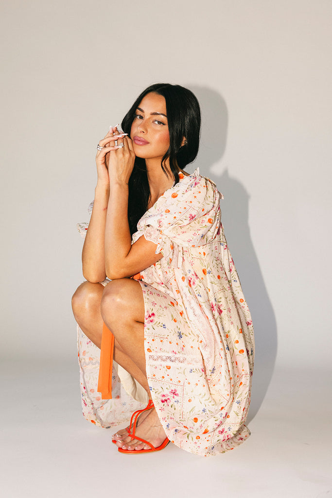 ruby mini dress // apricot *zoco exclusive*