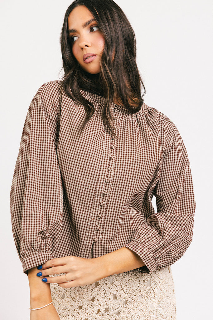 tiana gingham top