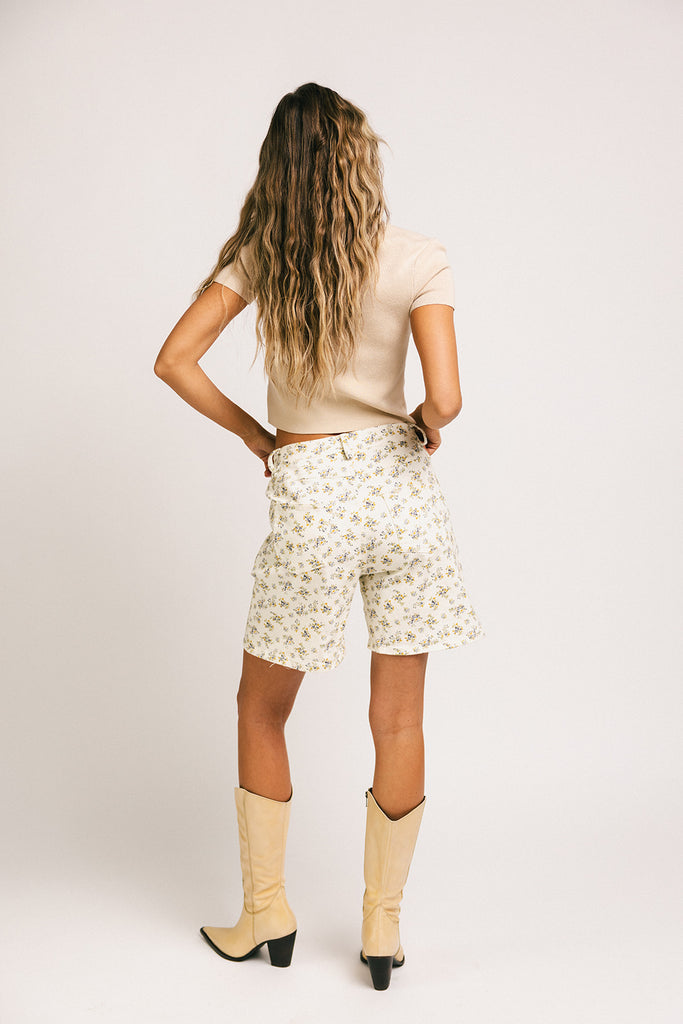 floral bermuda shorts