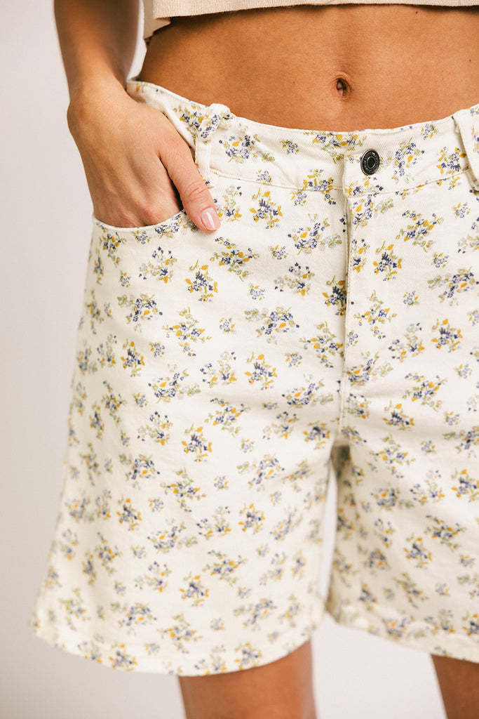 floral bermuda shorts