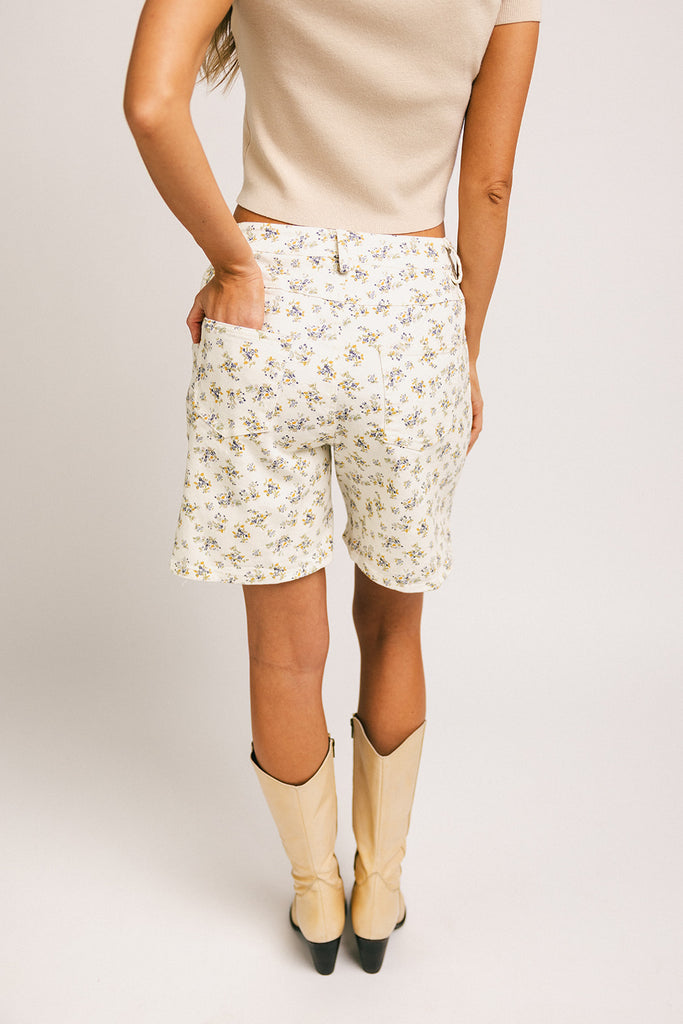 floral bermuda shorts