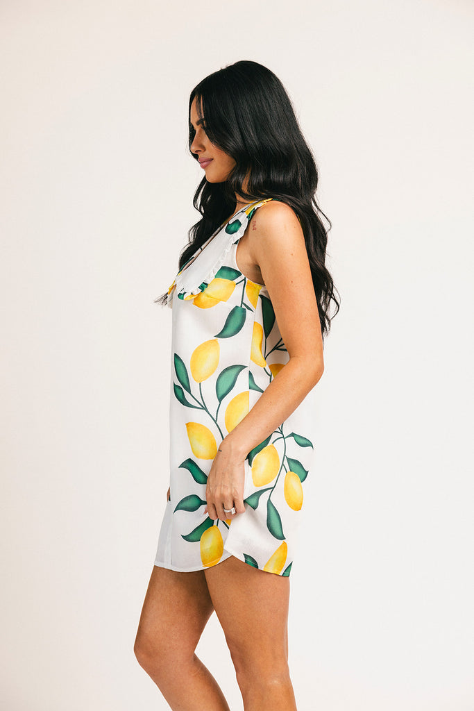 lemon drop mini dress