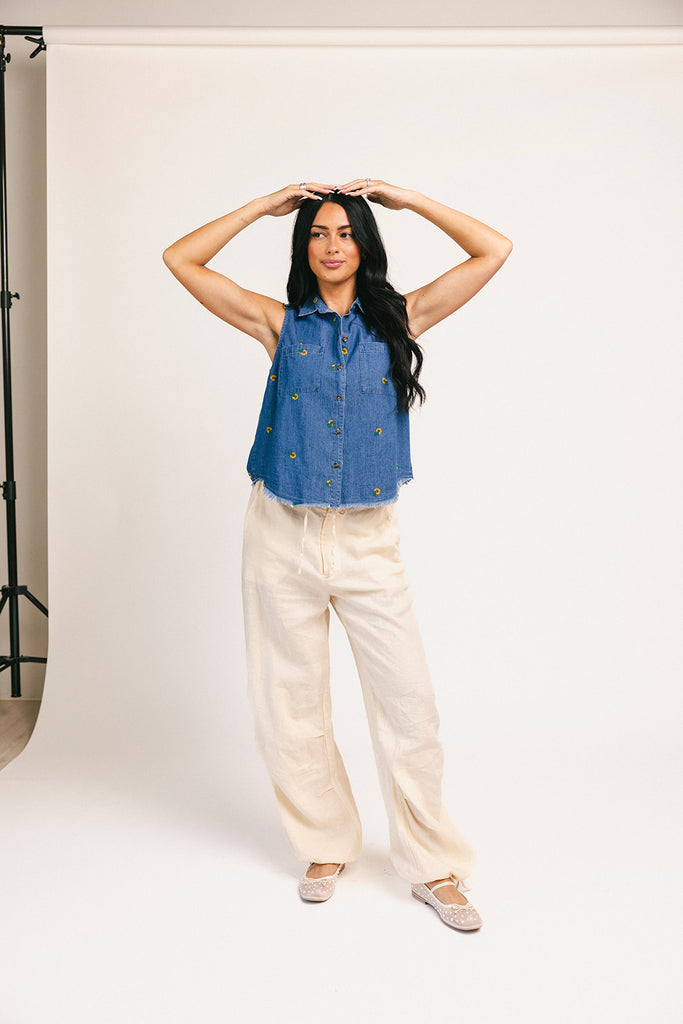 90's baby sunflower top