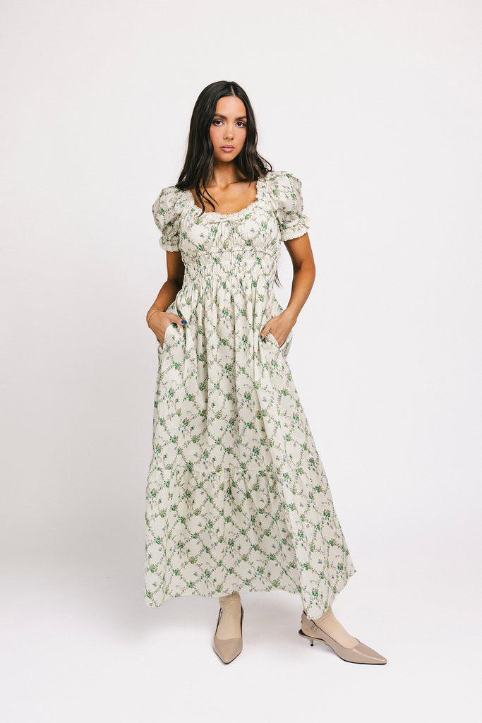 scarlett maxi dress // green