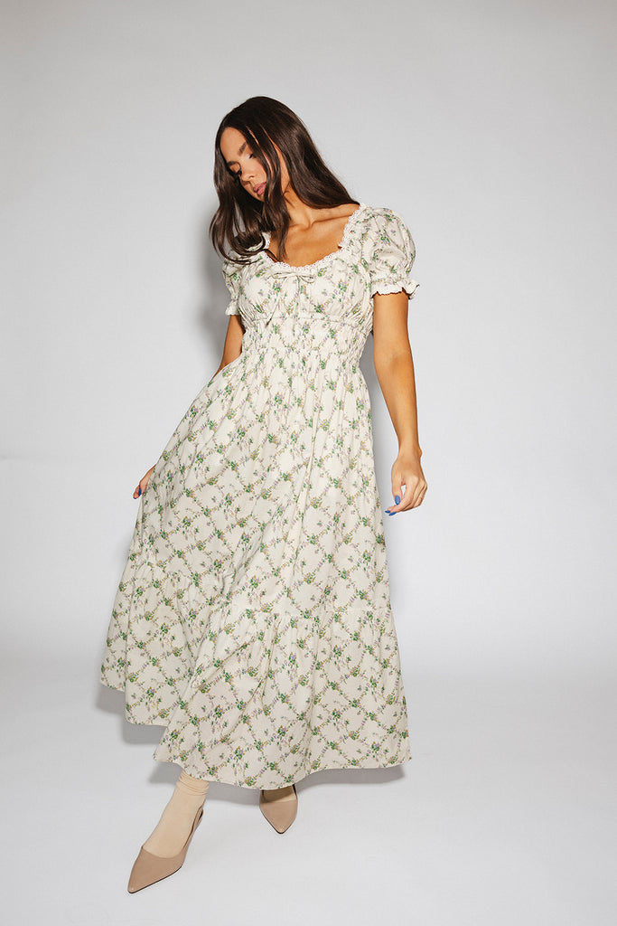 scarlett maxi dress // green