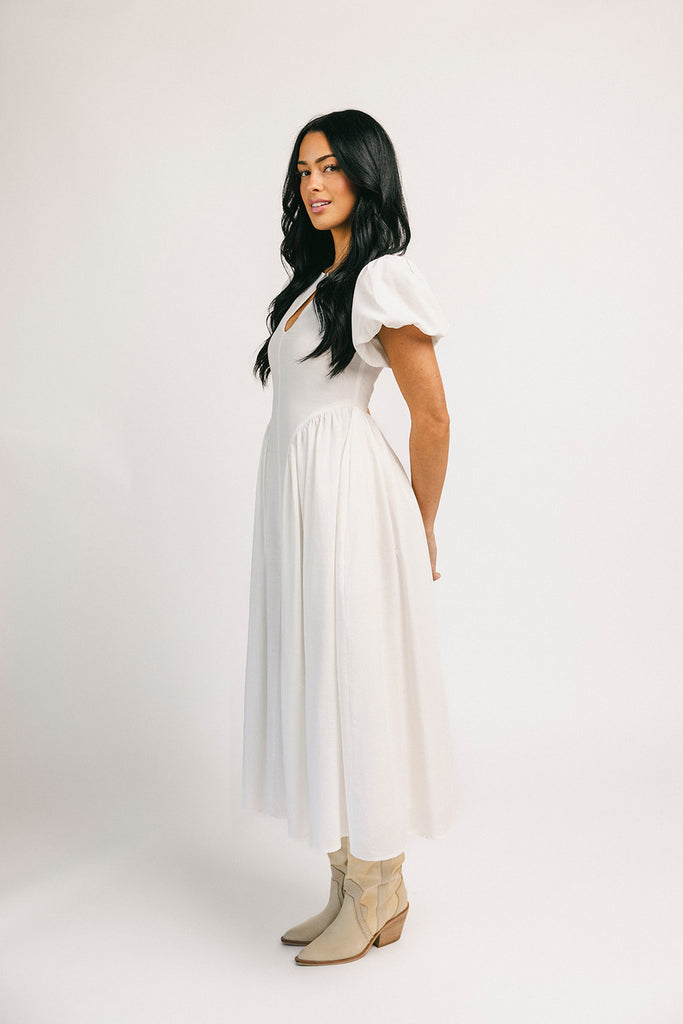 marloe midi dress // white *zoco exclusive*