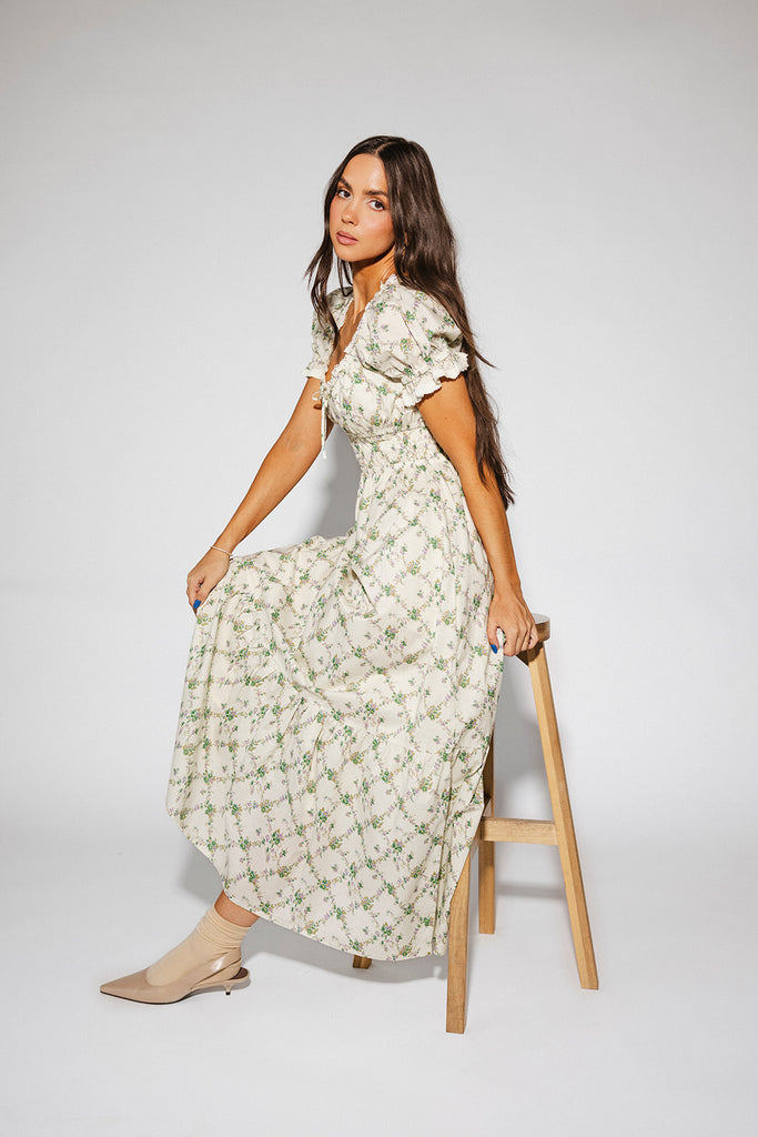 scarlett maxi dress // green
