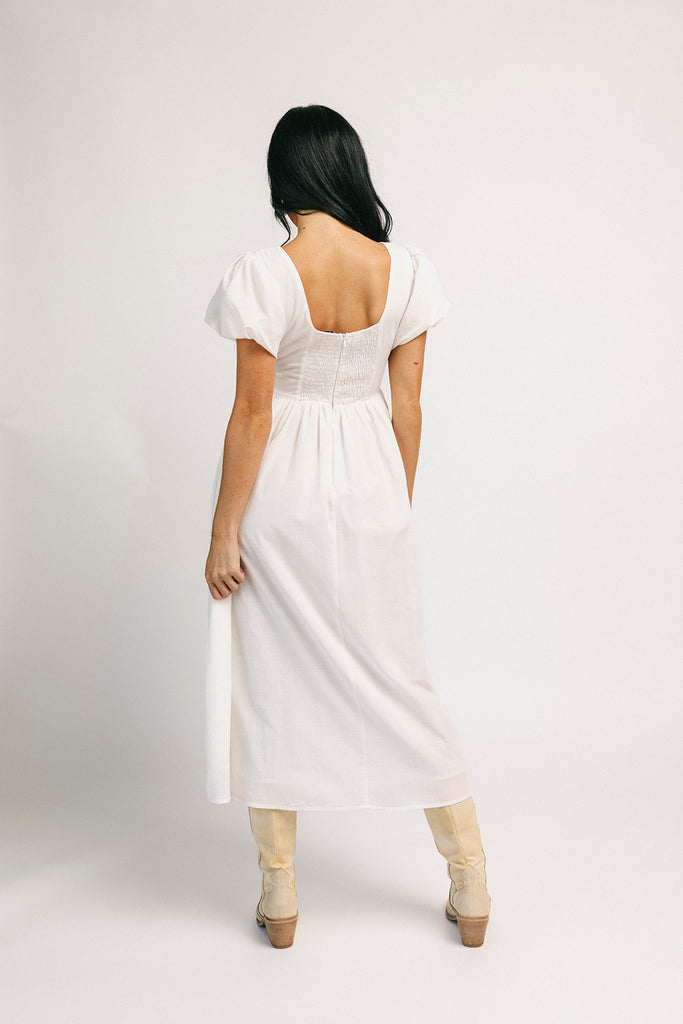 marloe midi dress // white *zoco exclusive*