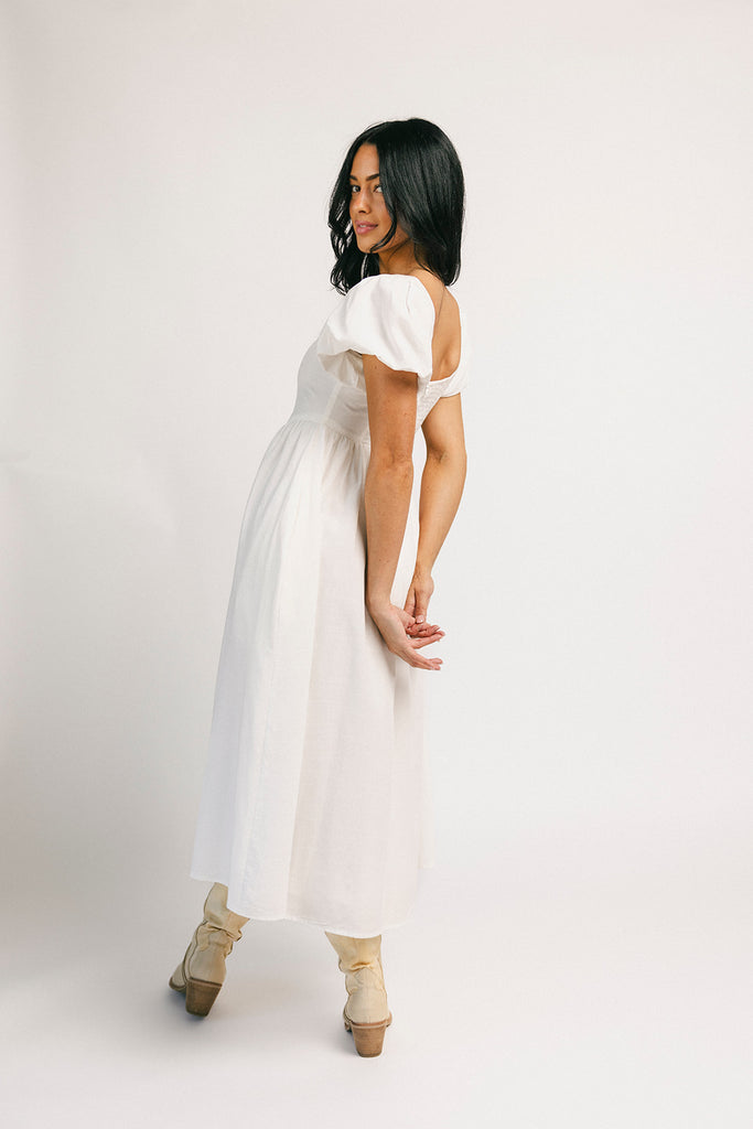 marloe midi dress // white *zoco exclusive*
