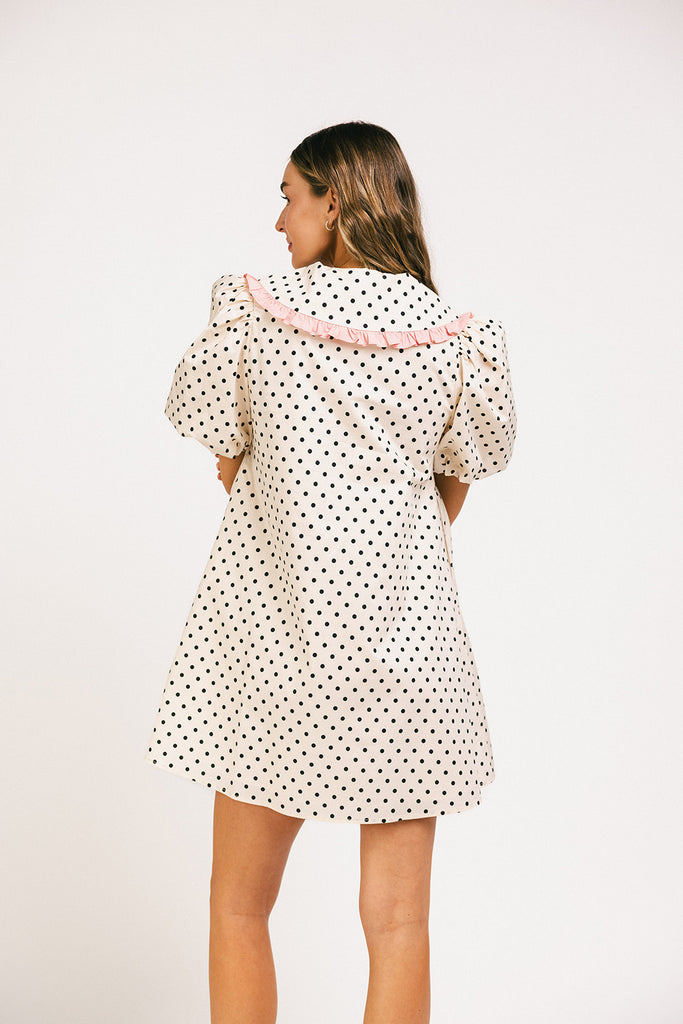 poppy collared dress // polka dot *zoco exclusives*