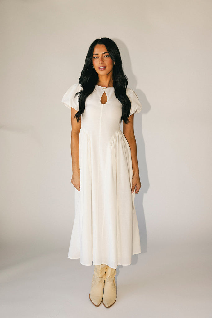 marloe midi dress // white *zoco exclusive*
