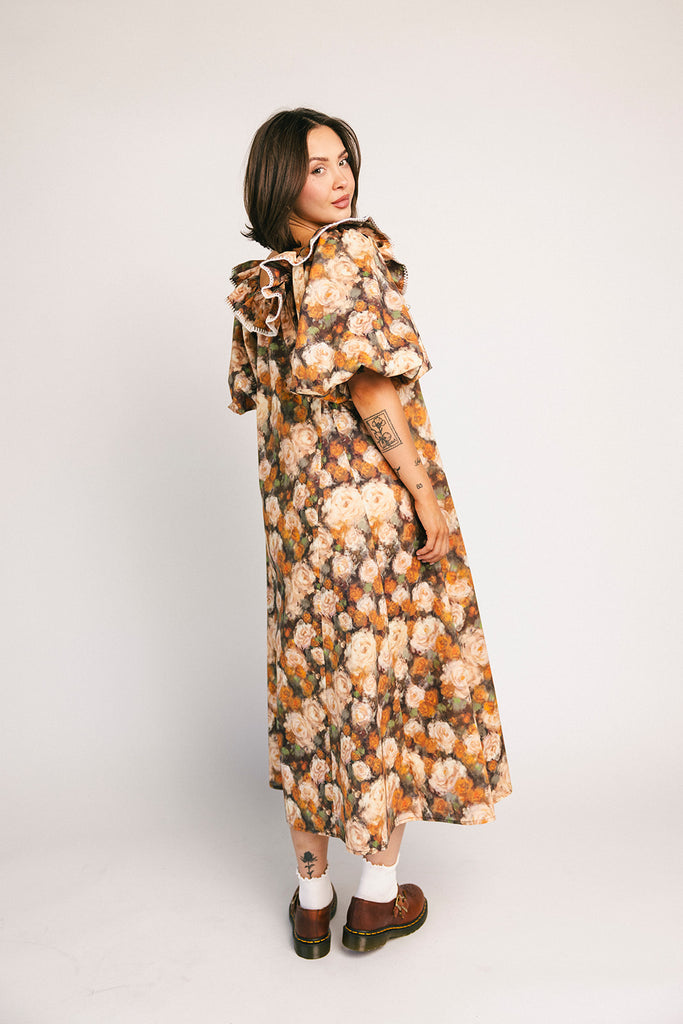 good luck puff sleeve dress // cocoa bloom *zoco exclusive*