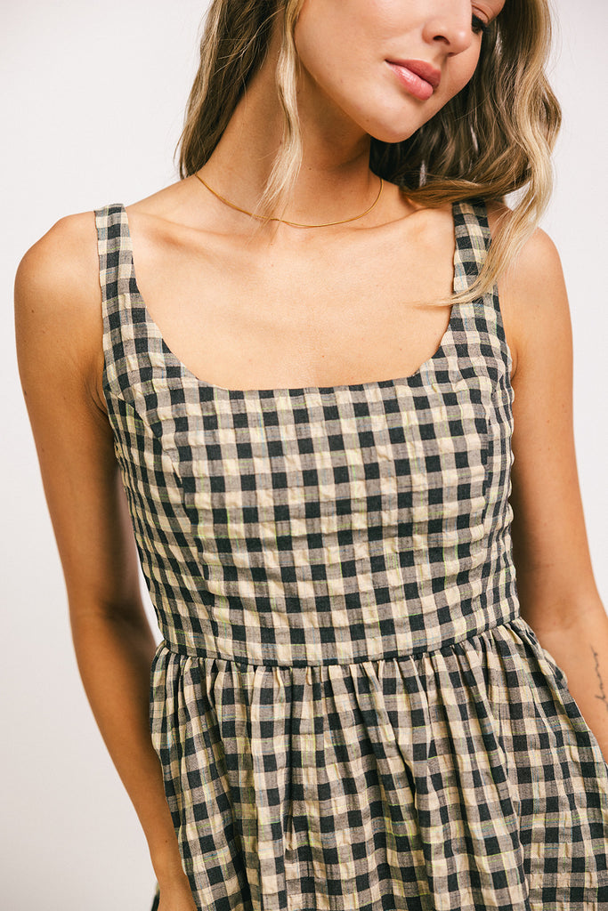 frida gingham maxi dress *restocked*