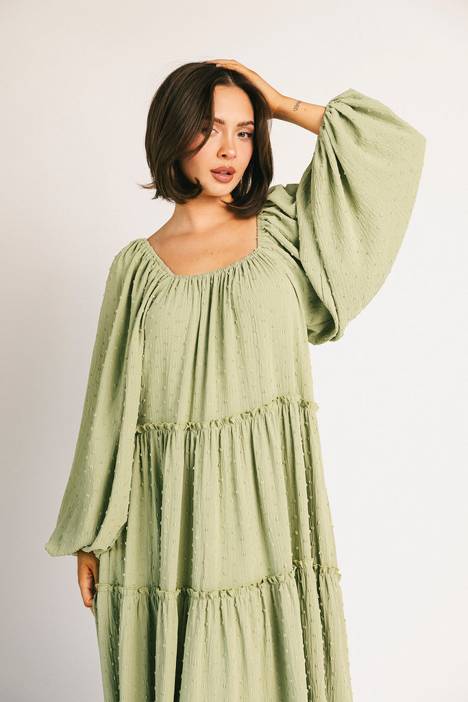 daydreamer dress // sage *zoco exclusive*
