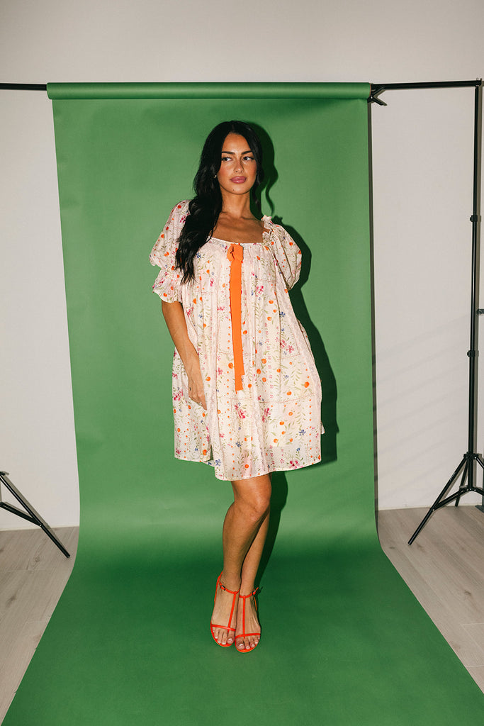 ruby mini dress // apricot *zoco exclusive*