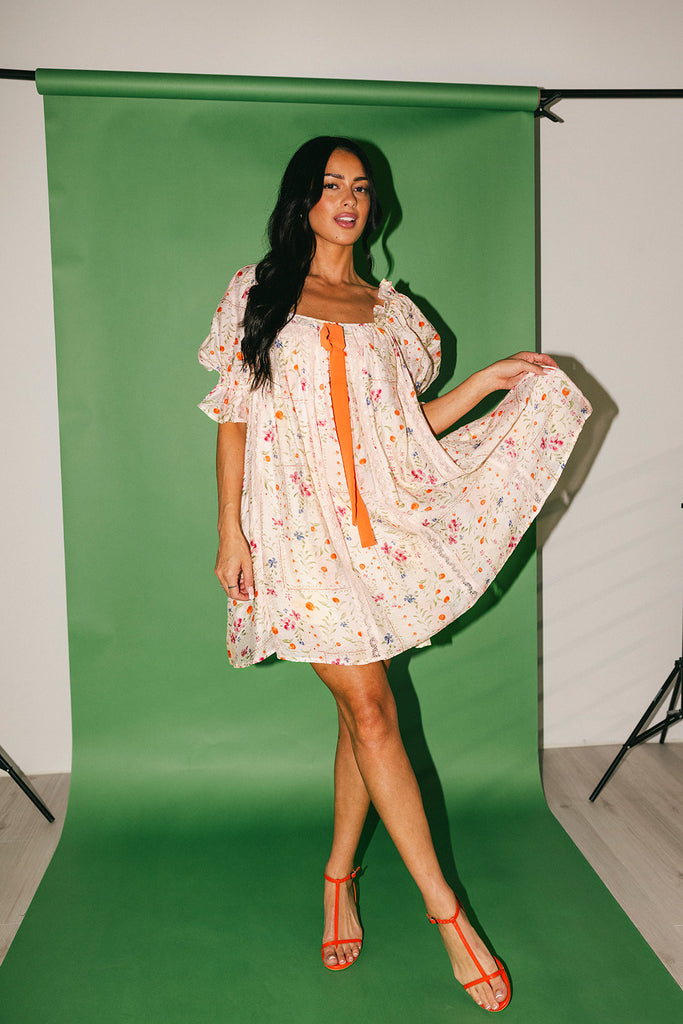 ruby mini dress // apricot *zoco exclusive*