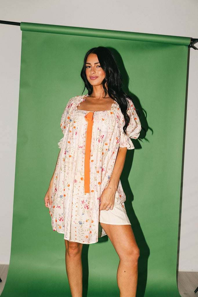 ruby mini dress // apricot *zoco exclusive*