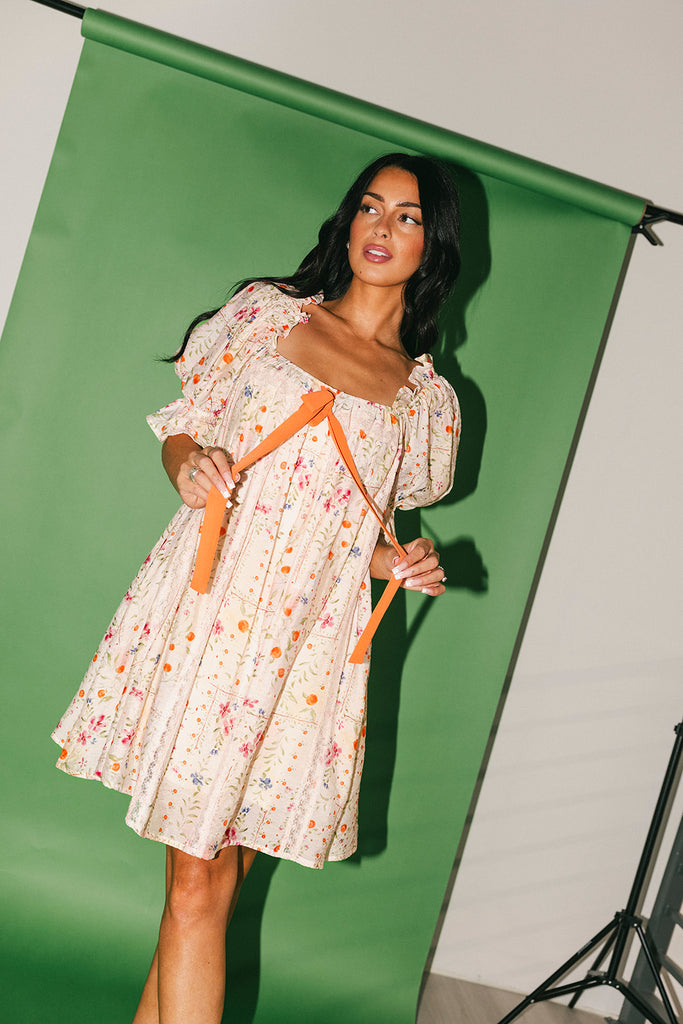 ruby mini dress // apricot *zoco exclusive*