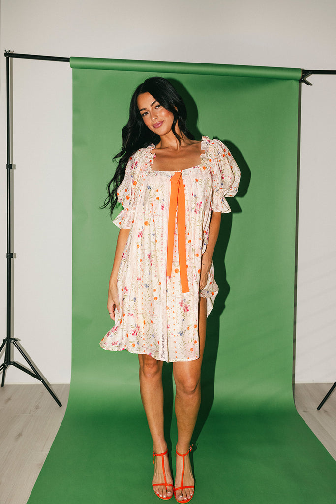 ruby mini dress // apricot *zoco exclusive*