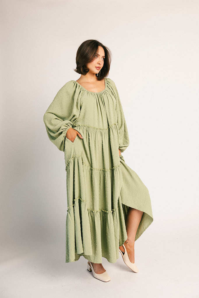 daydreamer dress // sage *zoco exclusive*