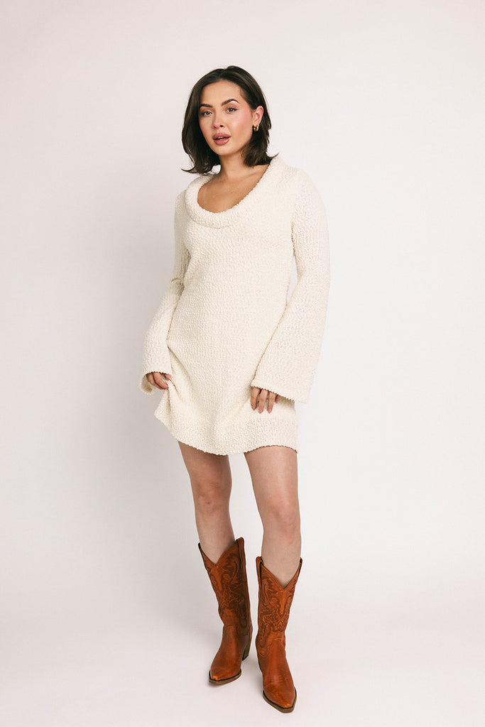 bobby sweater dress // cream *zoco exclusive*