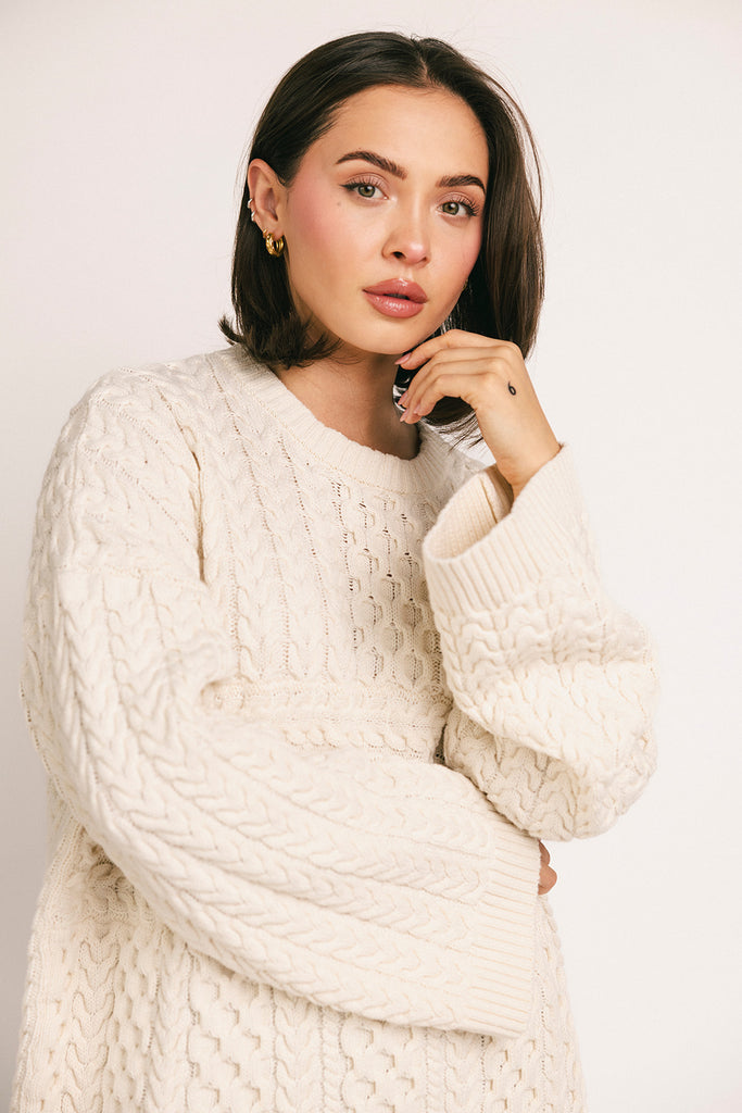 kate sweater // cream *zoco exclusive*