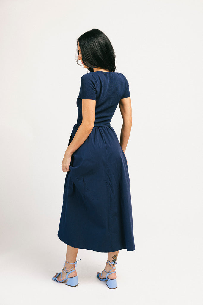 jerry midi dress // navy
