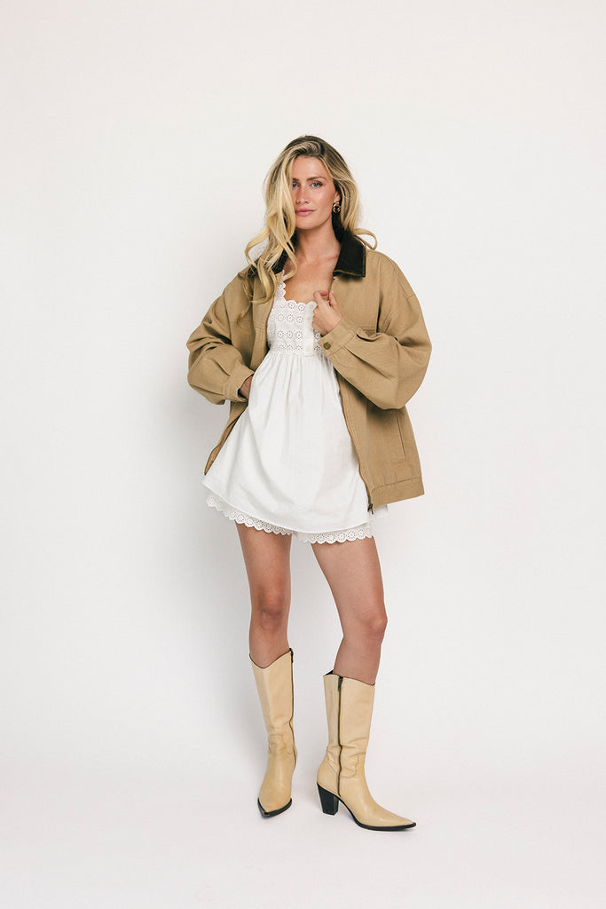 georgie jacket // sand *zoco exclusive*