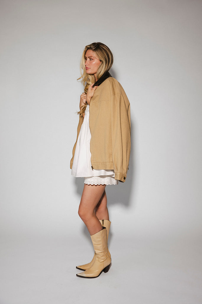 georgie jacket // sand *zoco exclusive*
