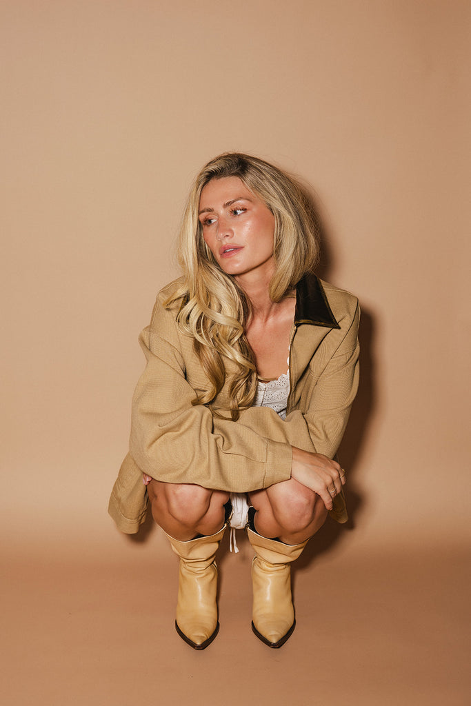 georgie jacket // sand *zoco exclusive*