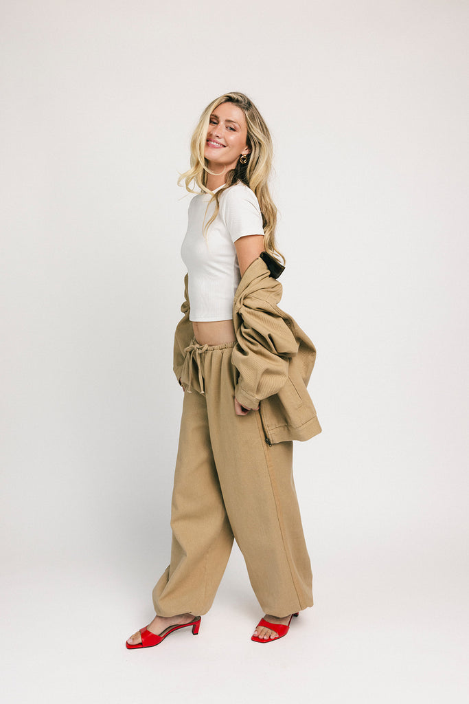 georgie jacket // sand *zoco exclusive*
