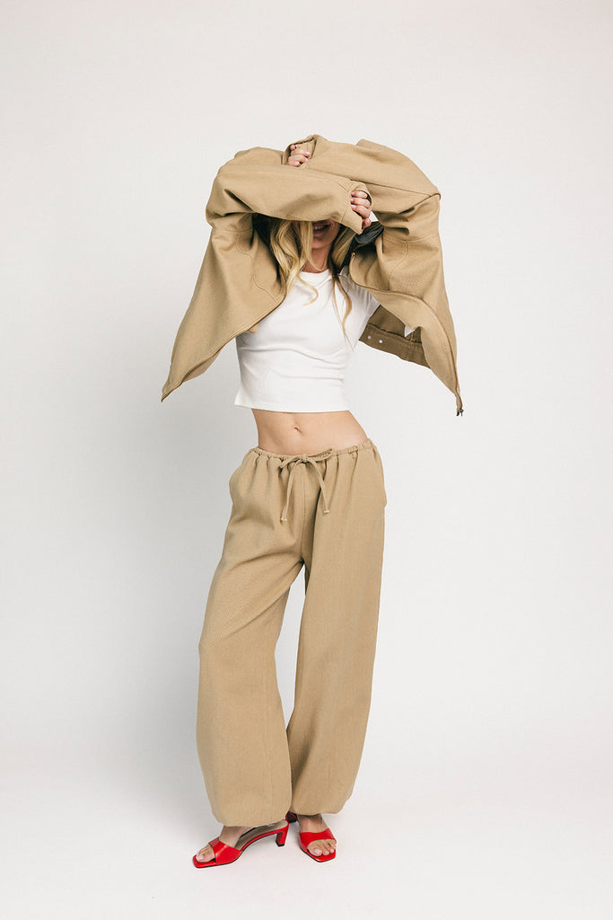 georgie jacket // sand *zoco exclusive*
