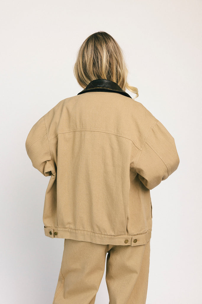 georgie jacket // sand *zoco exclusive*