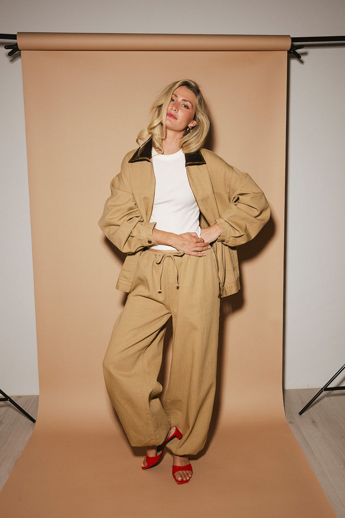 banks balloon pants // sand *zoco exclusive*