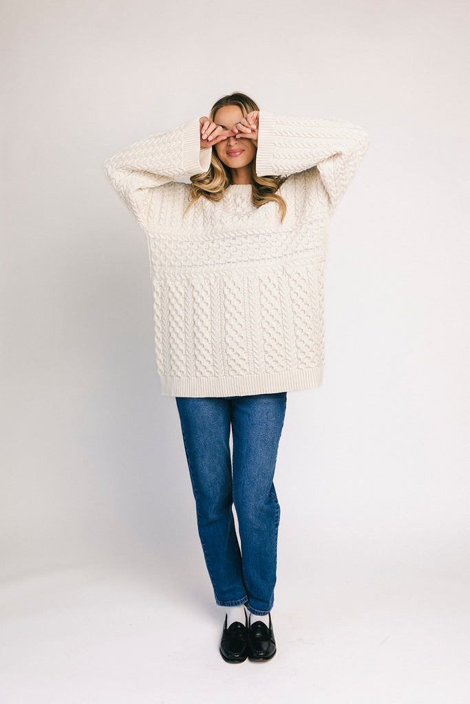 kate sweater // cream *zoco exclusive*