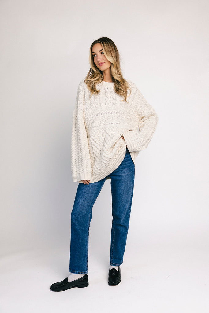 kate sweater // cream *zoco exclusive*