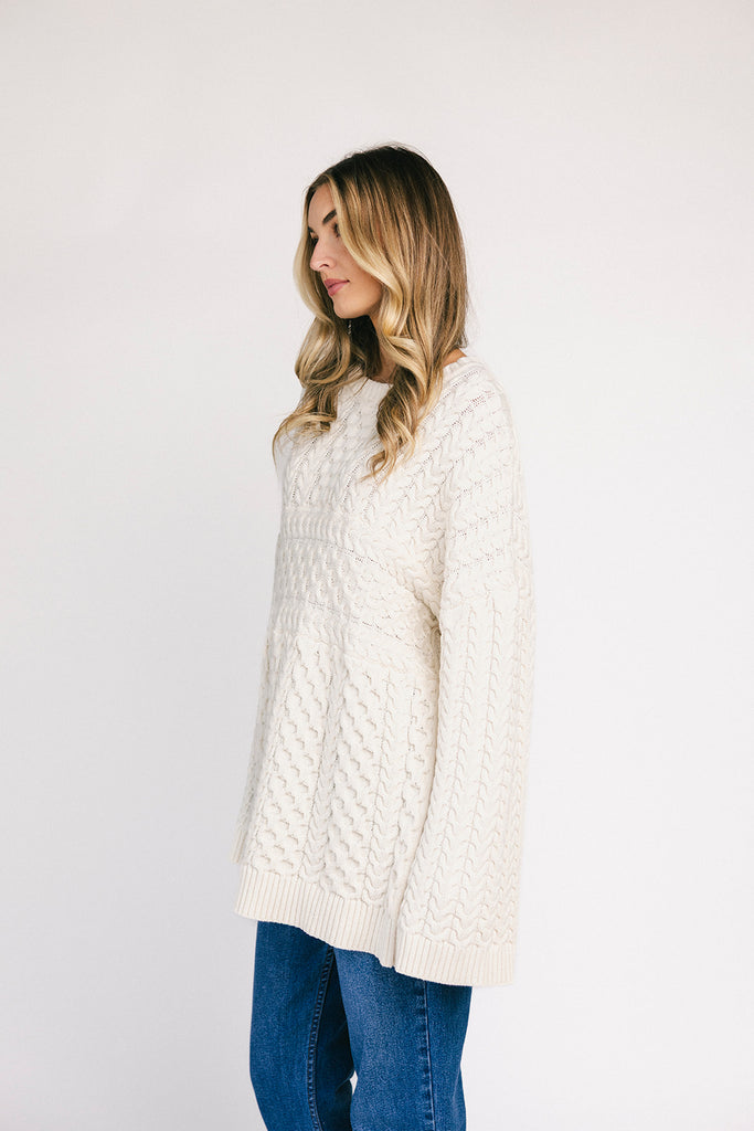 kate sweater // cream *zoco exclusive*