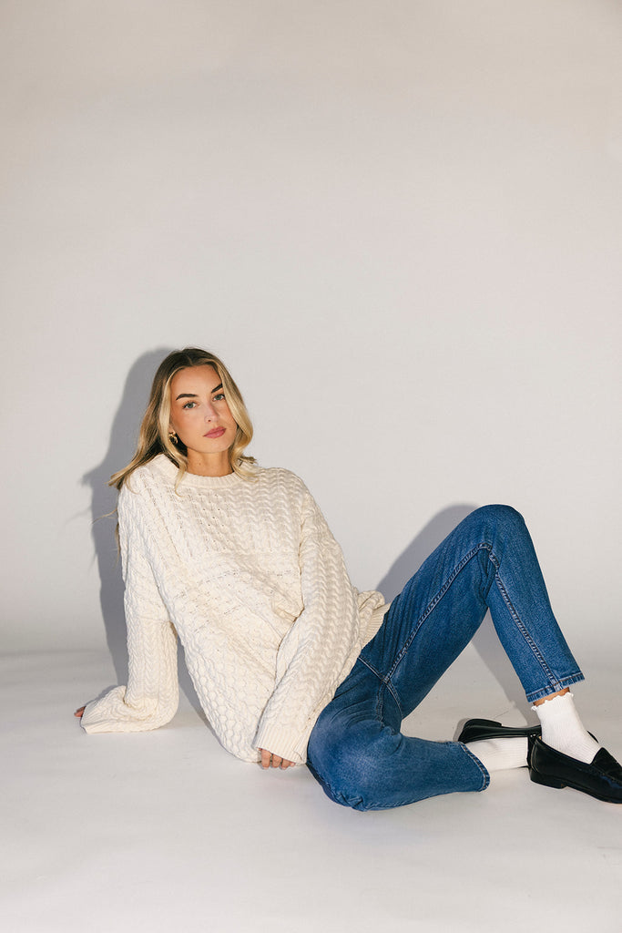 kate sweater // cream *zoco exclusive*