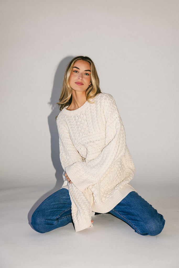 kate sweater // cream *zoco exclusive*