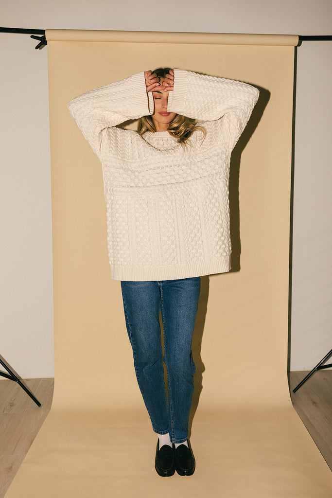 kate sweater // cream *zoco exclusive*
