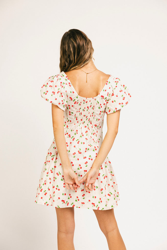 doe zipper mini dress // cherry *zoco exclusive*